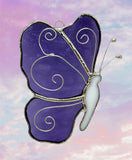 Glass Cover- Butterfly / Purple