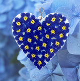 Glass Cover- Forget Me Not Heart