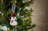 Swittle- Snowman RED HAT Ornament